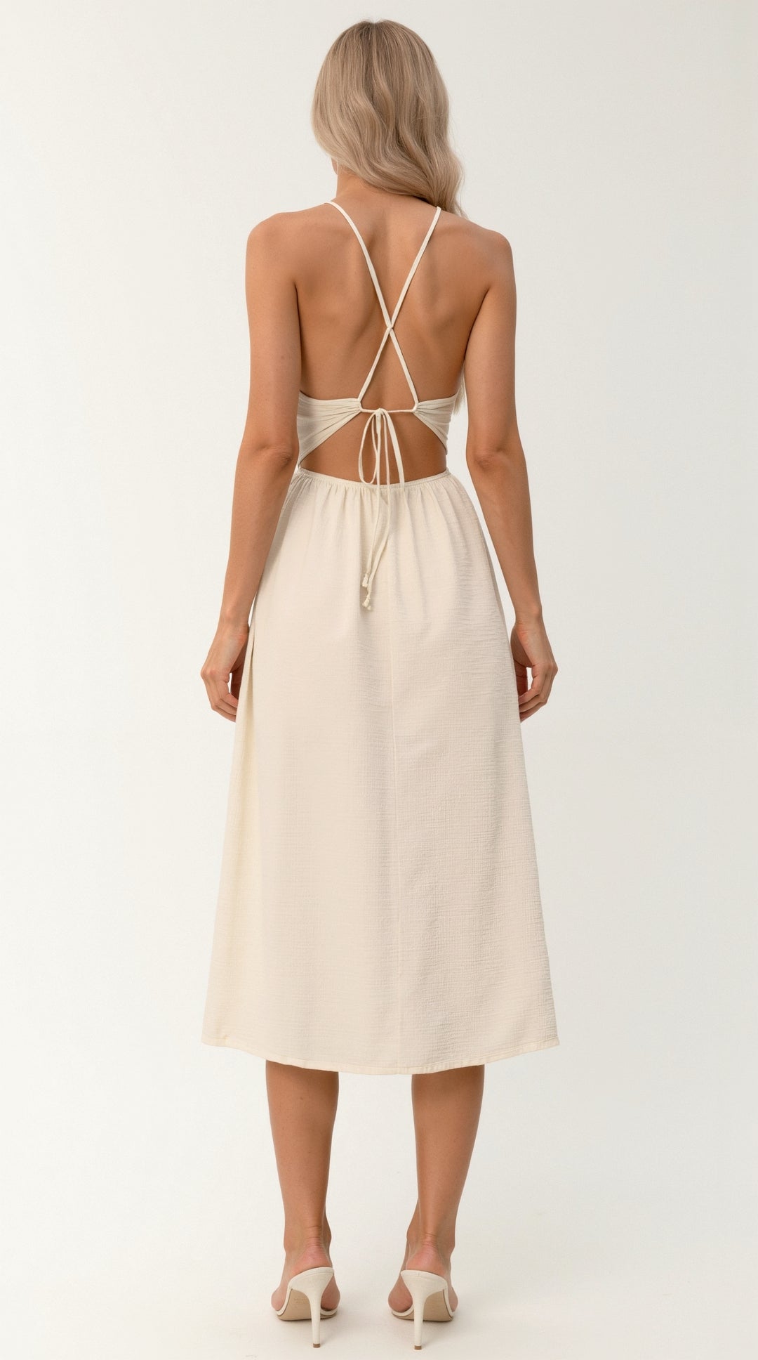 Robe Midi Découpée Margaret
