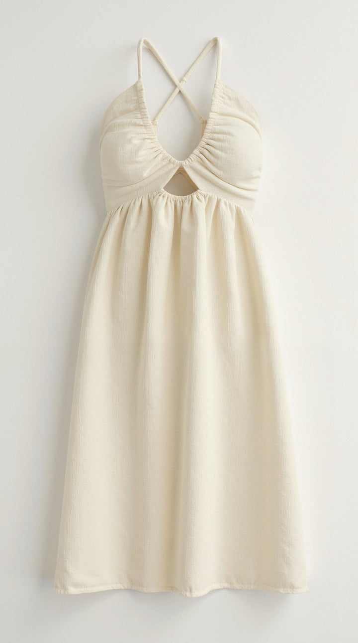 Robe Midi Découpée Margaret