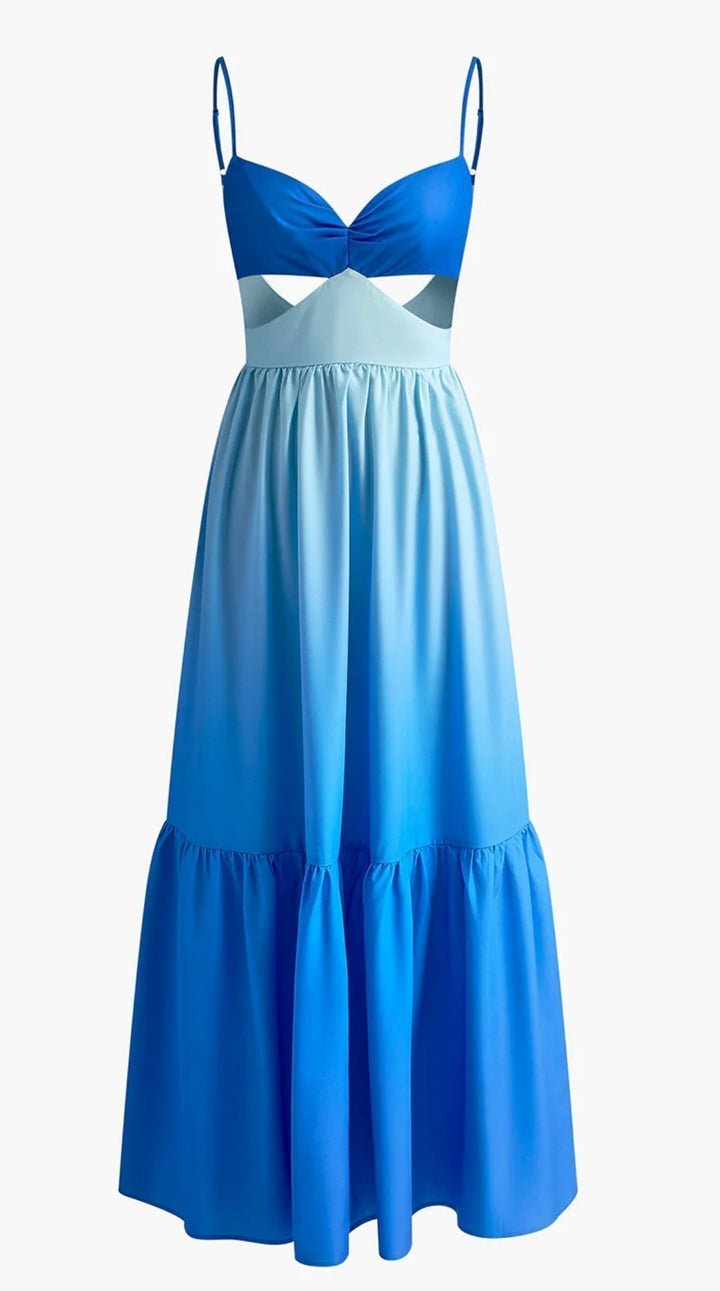 Robe Maxi Découpée à Col Halter Samantha