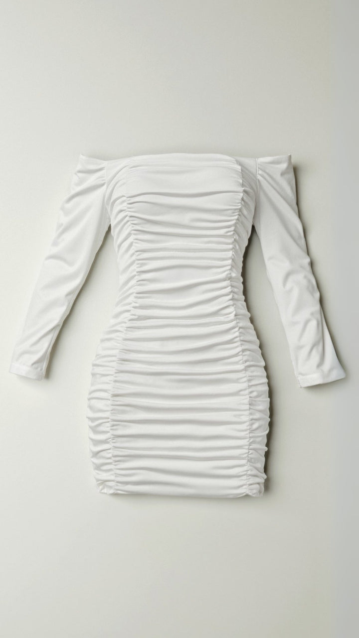 Robe de Cocktail Emily Off-Shoulder