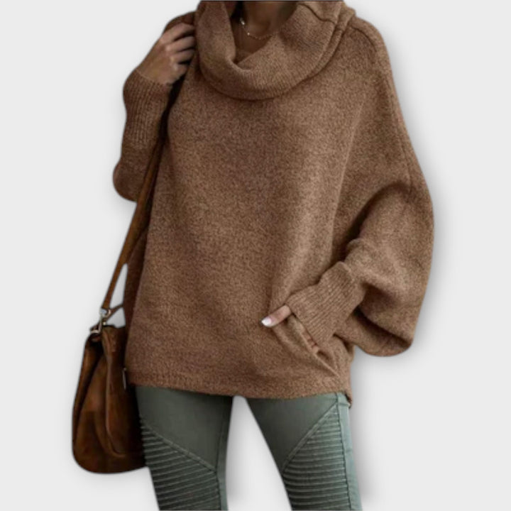 Ulrike - Pull Élégant pour Femmes au Design Écaille de Tortue