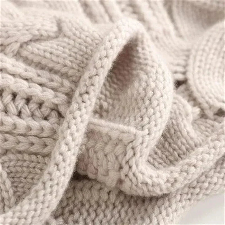 Kensia – Pull en Cachemire avec Tricot en Câble