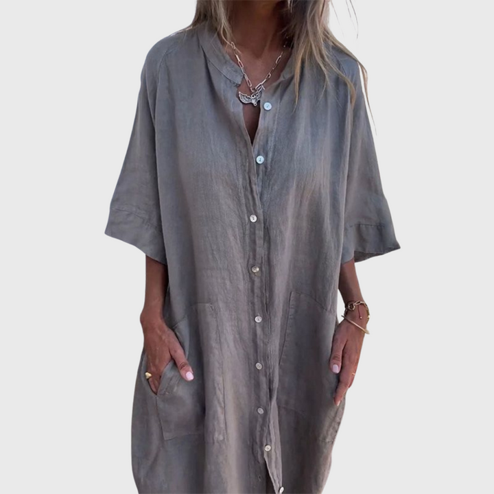 Calixa | Robe Chemise Élégante