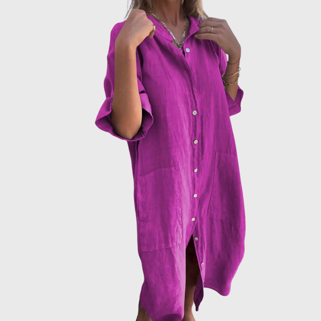 Calixa | Robe Chemise Élégante