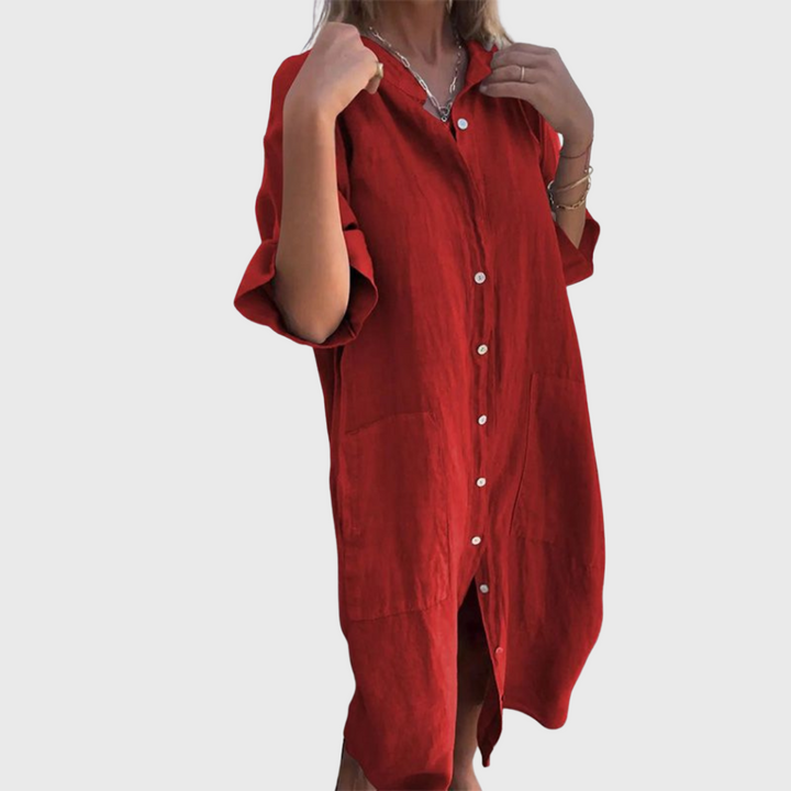 Calixa | Robe Chemise Élégante