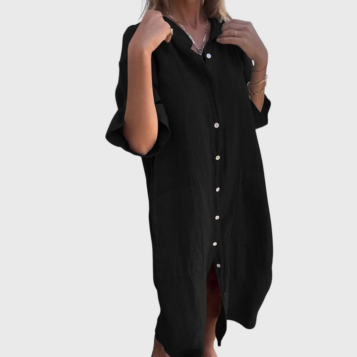 Calixa | Robe Chemise Élégante