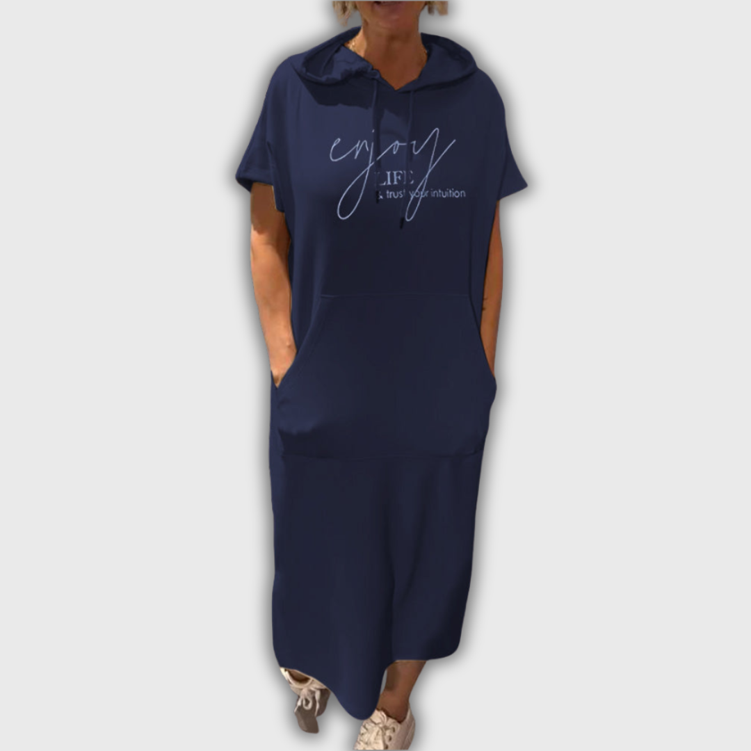 Saskia - Robe à capuche décontractée