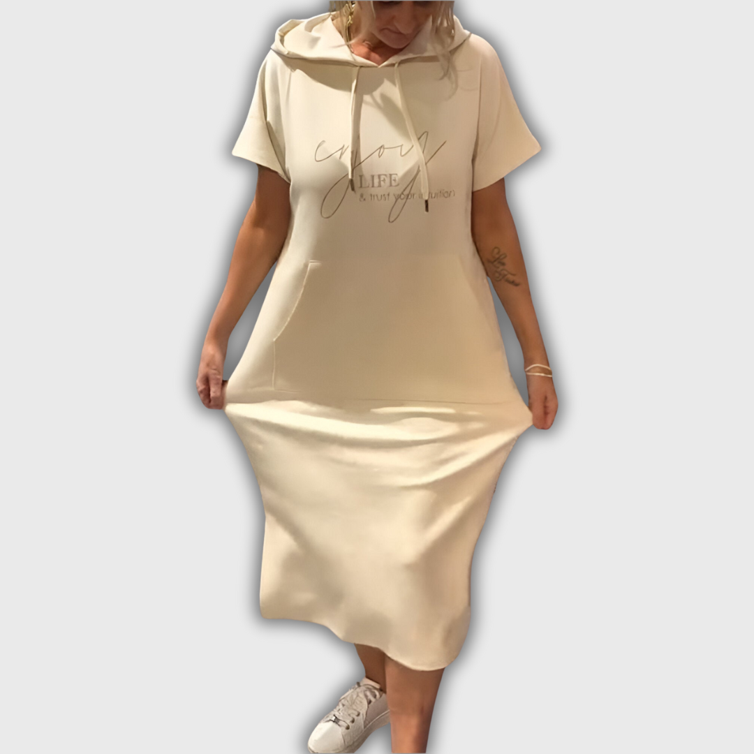 Saskia - Robe à capuche décontractée
