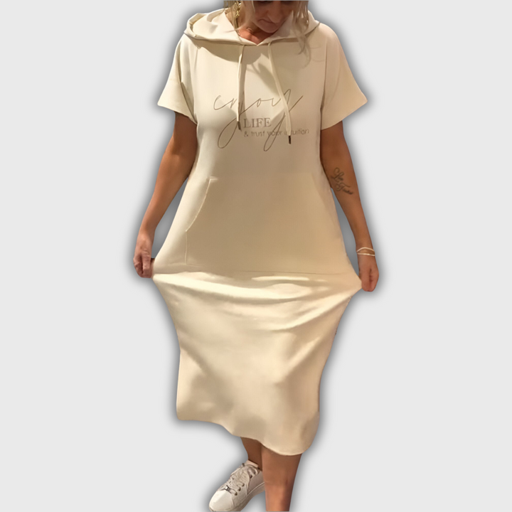 Saskia - Robe à capuche décontractée