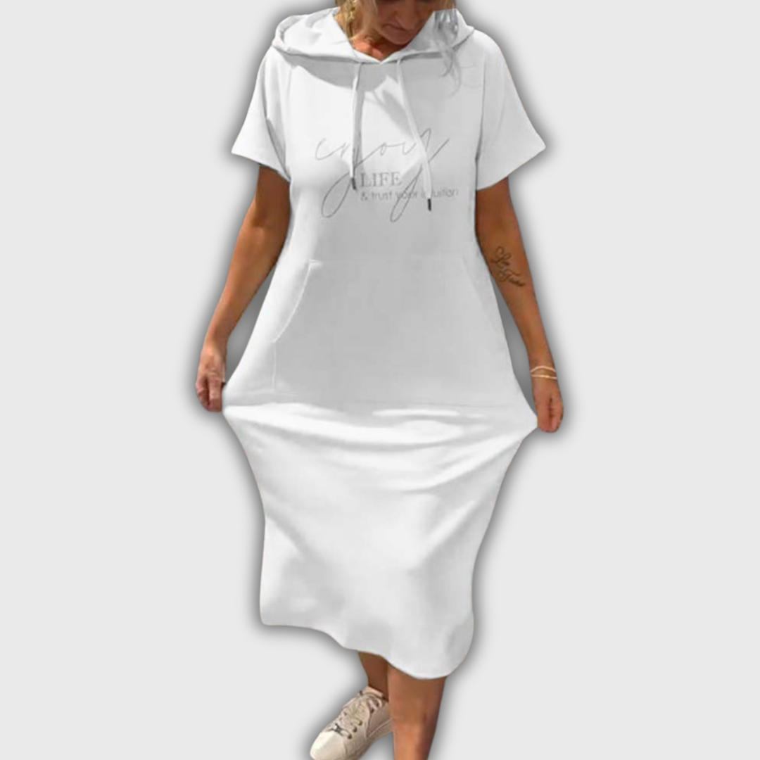 Saskia - Robe à capuche décontractée