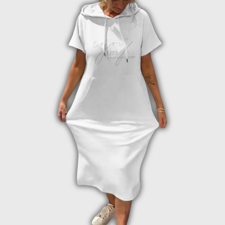 Saskia - Robe à capuche décontractée