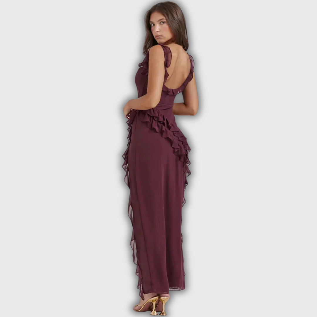 Lara - Robe Maxi Élégante avec Fente