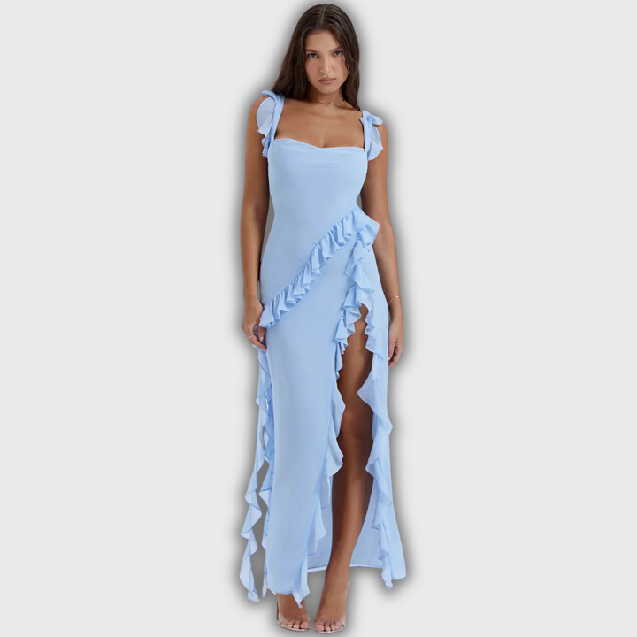 Lara - Robe Maxi Élégante avec Fente