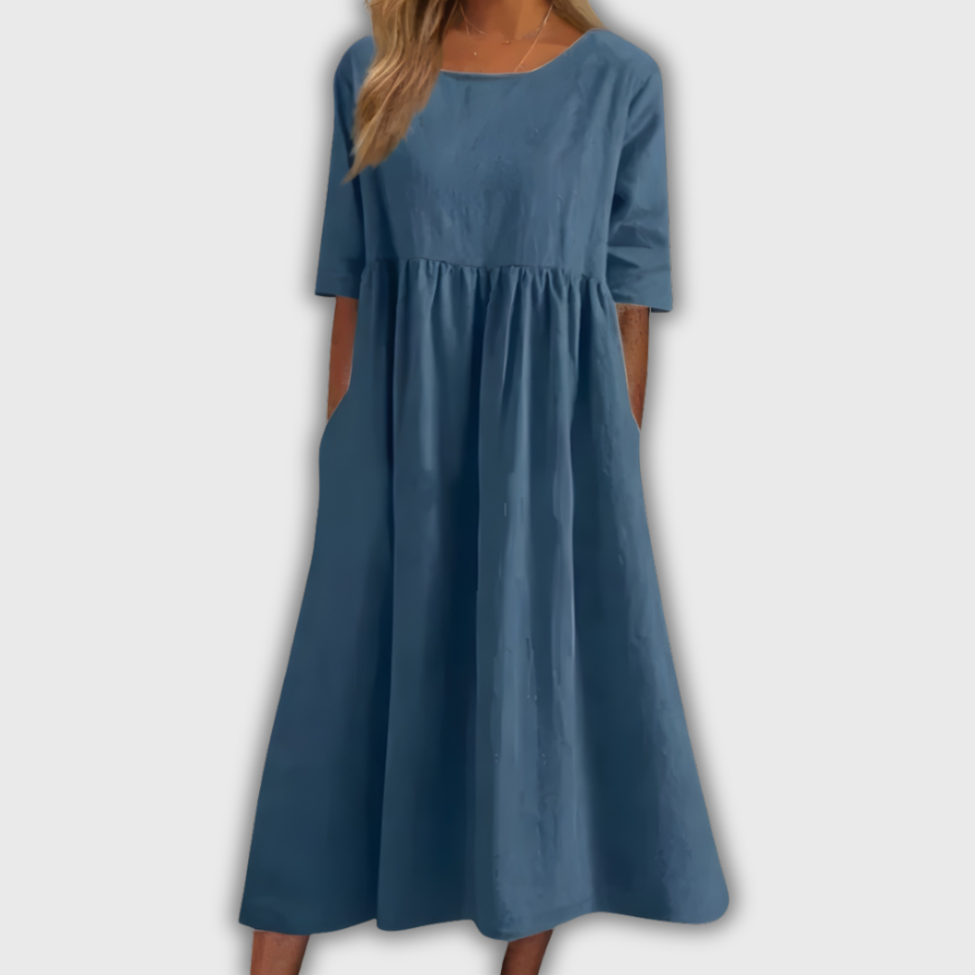 Sofia | Robe en Harmonie Bleue