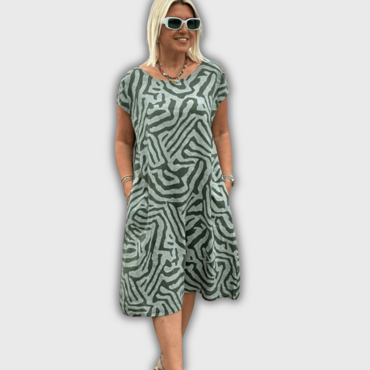 Camille - Robe d'été à col rond