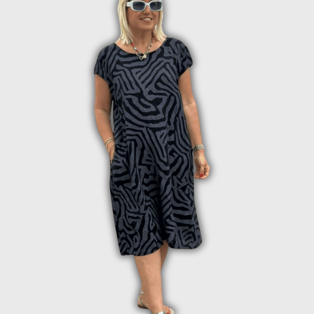 Camille - Robe d'été à col rond