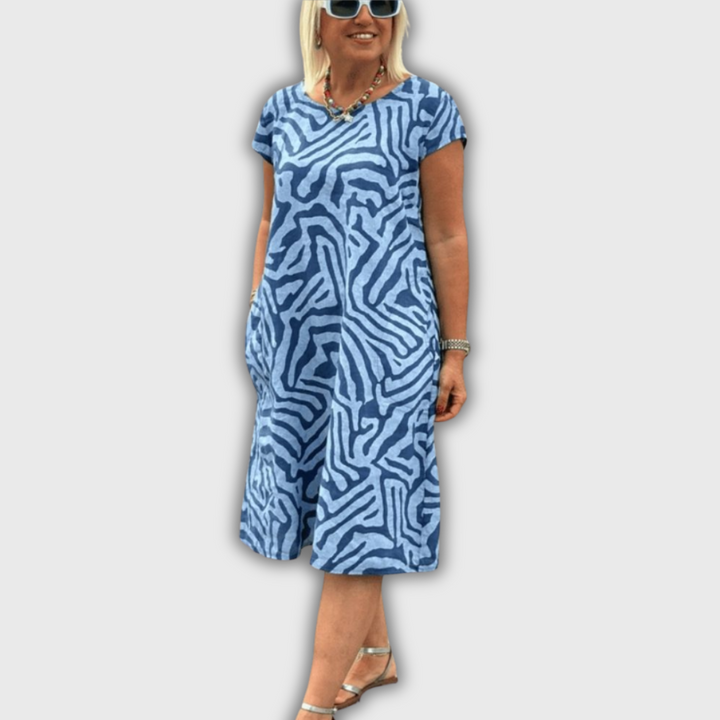 Camille - Robe d'été à col rond