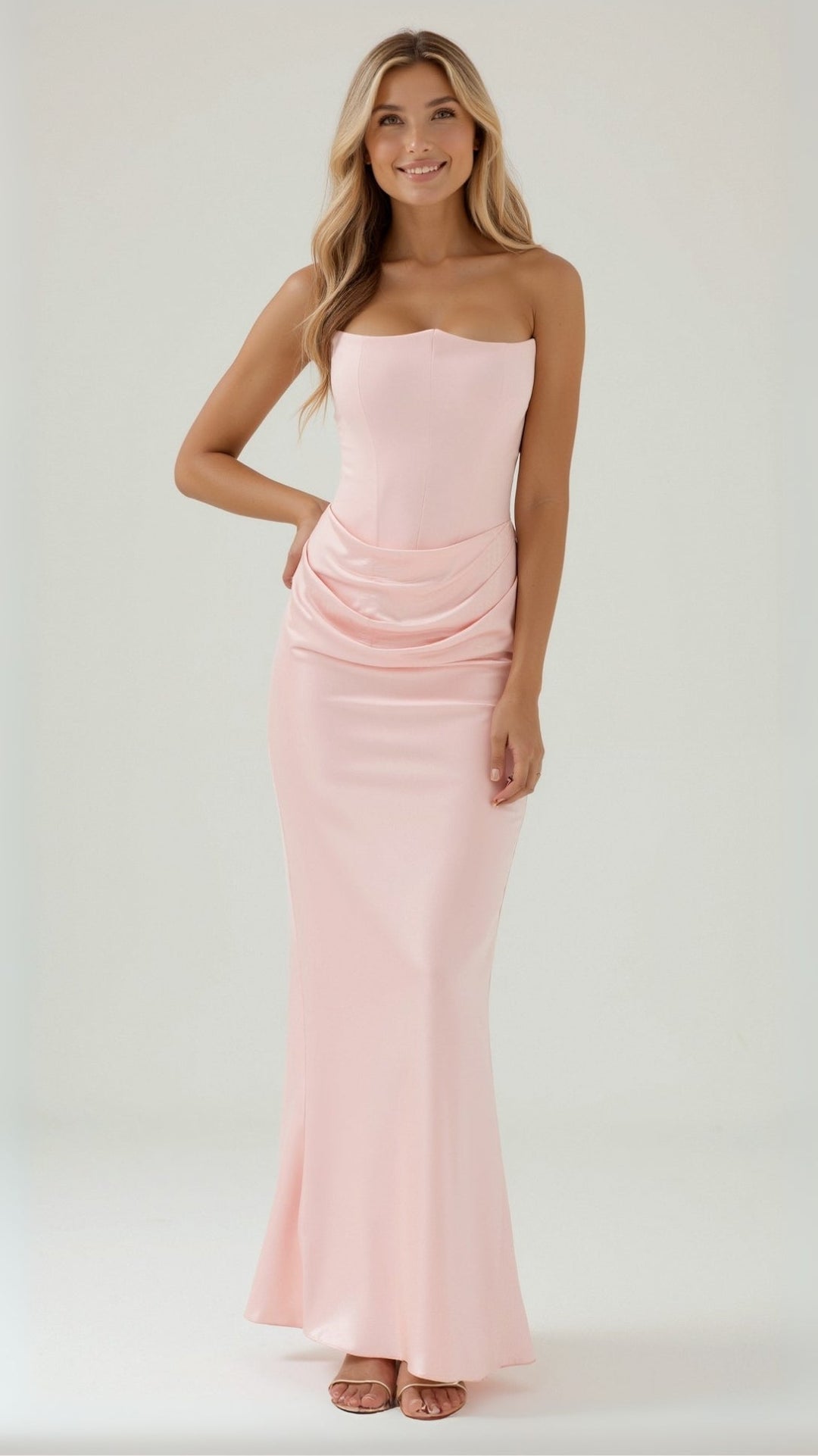 Robe Maxi Élegante Sans Manches Lydia