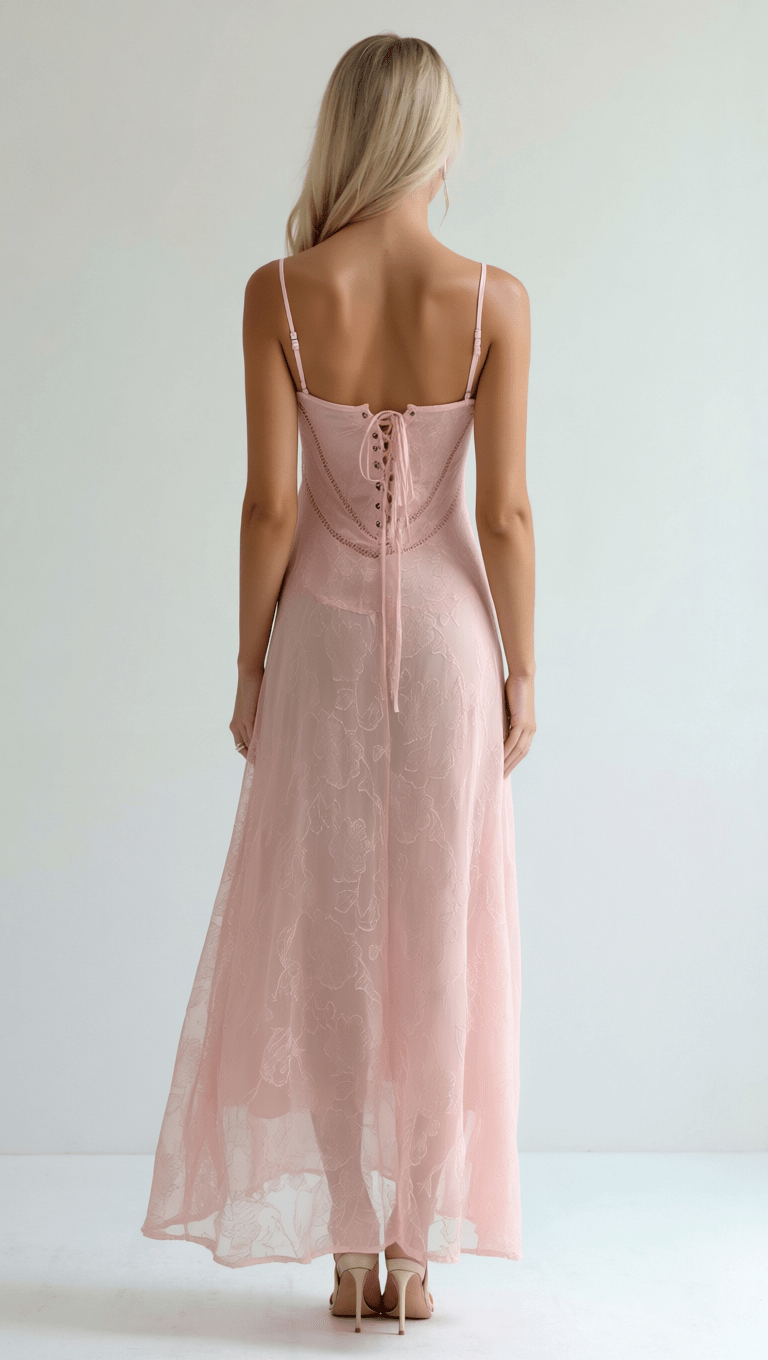 Robe Maxi Jacquard Fleurie Mary