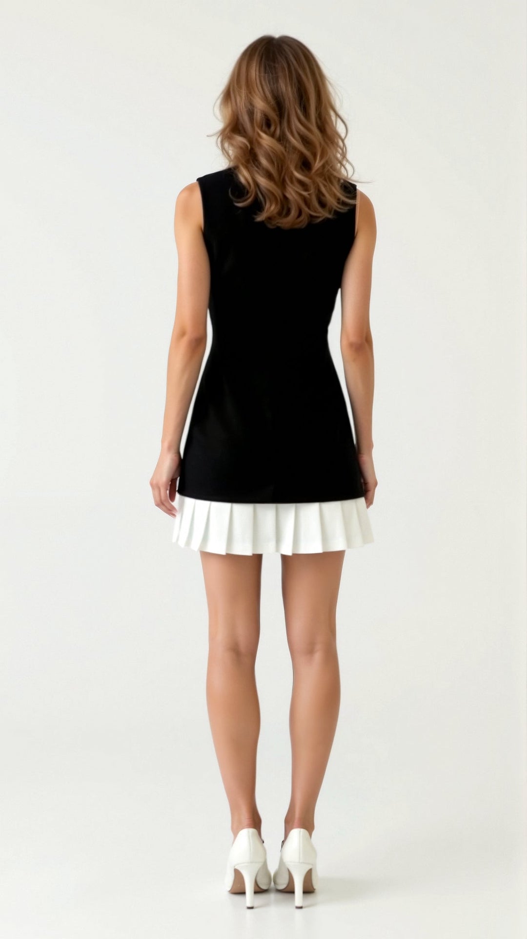 Robe Mini A-Line Sans Manches Daisy