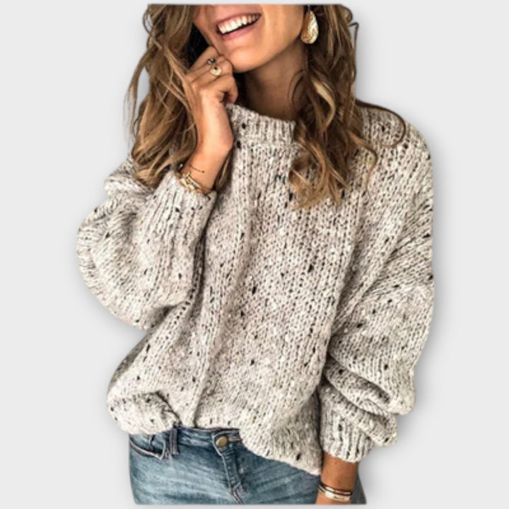 Eileen | Pull Tricoté Rétro Confortable
