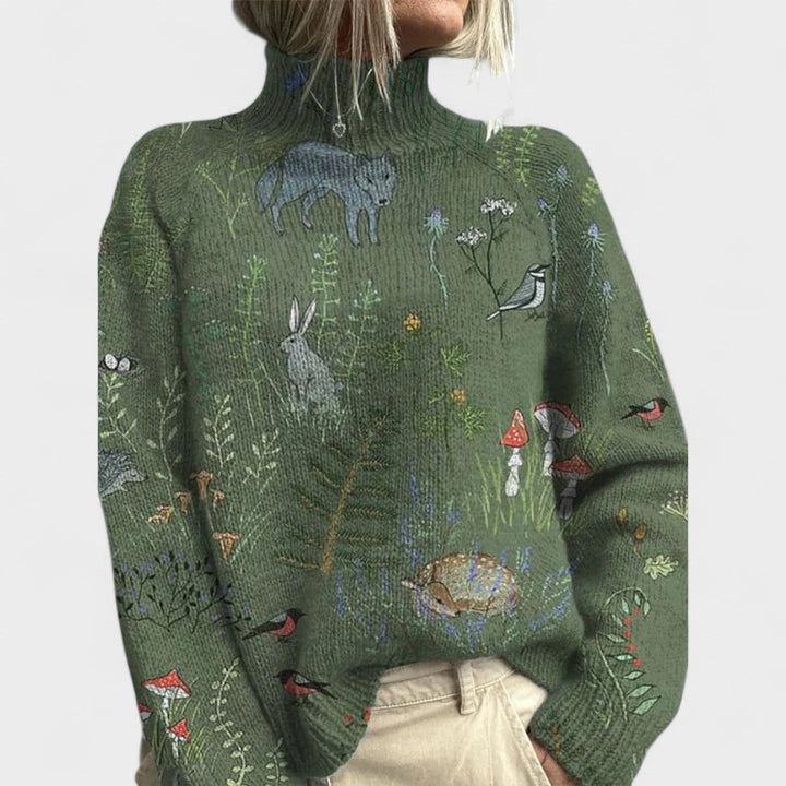 Pamela | Pull col roulé plus chaud et élégant