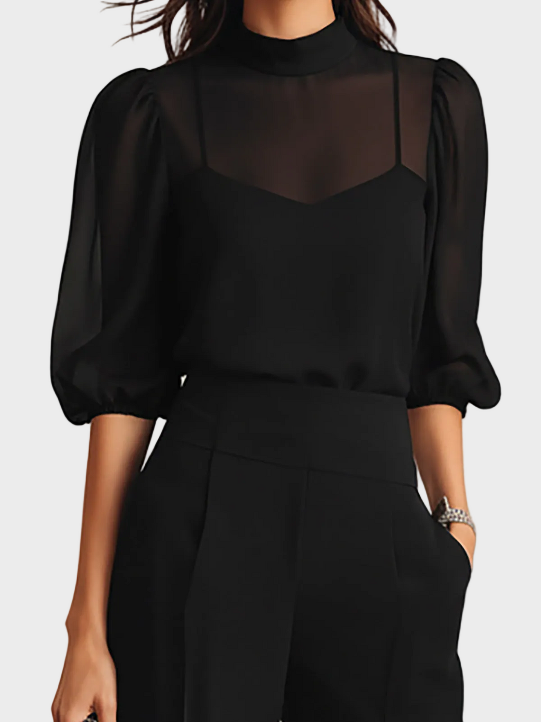 Clarisa – ensemble avec pantalon large