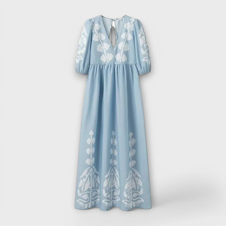 Rena - Robe Imprimée pour une Élégance Sans Effort
