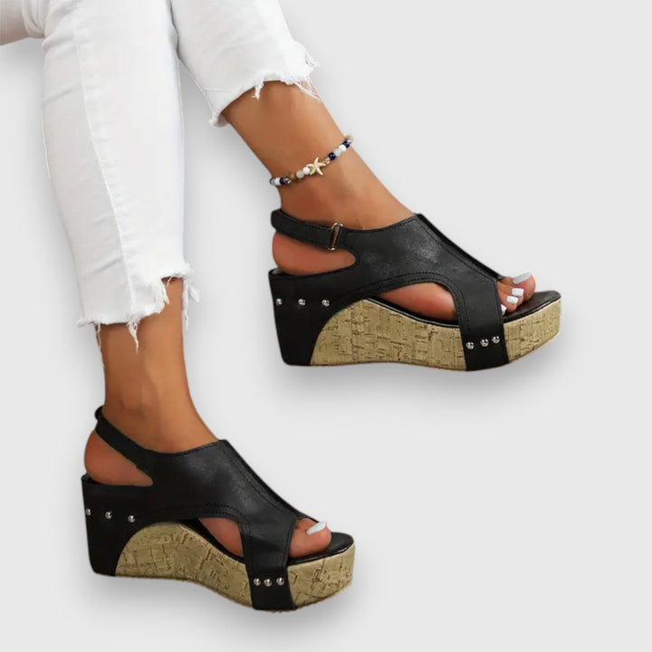 Mia – Sandale à plateforme vintage