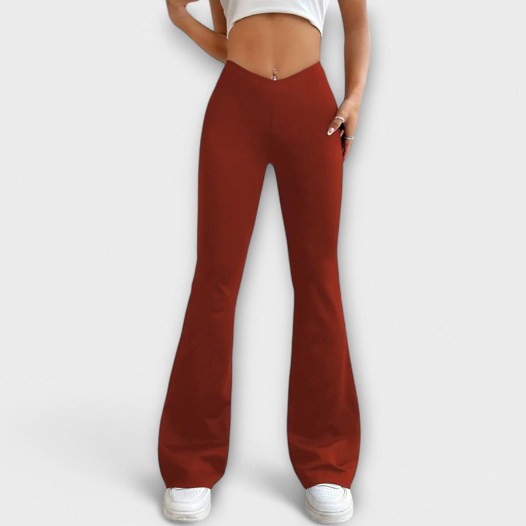 Serena – Pantalon Décontracté avec Manches Relevées