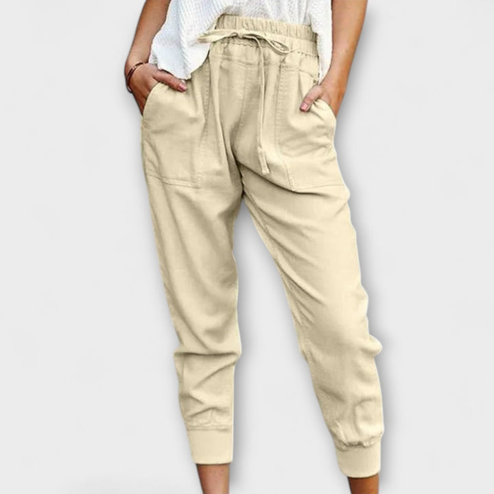 Blaire – Pantalon en Lin avec Mélange de Coton
