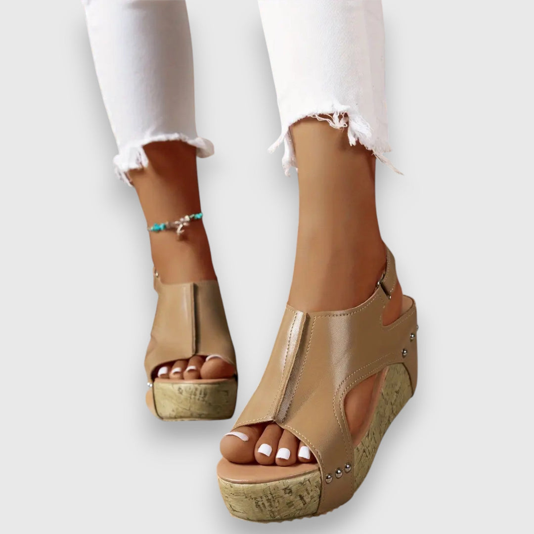 Mia – Sandale à plateforme vintage
