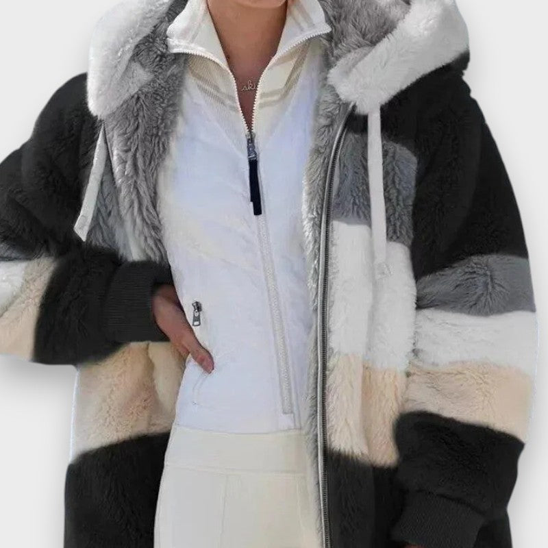 Harper | Veste d'Hiver avec Capuche et Fermeture Éclair