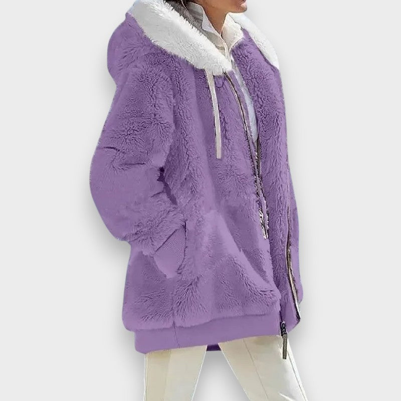 Harper | Veste d'Hiver avec Capuche et Fermeture Éclair