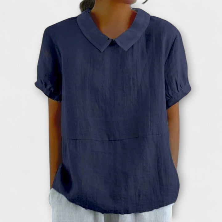 Lia - Blouse à Manches Courtes
