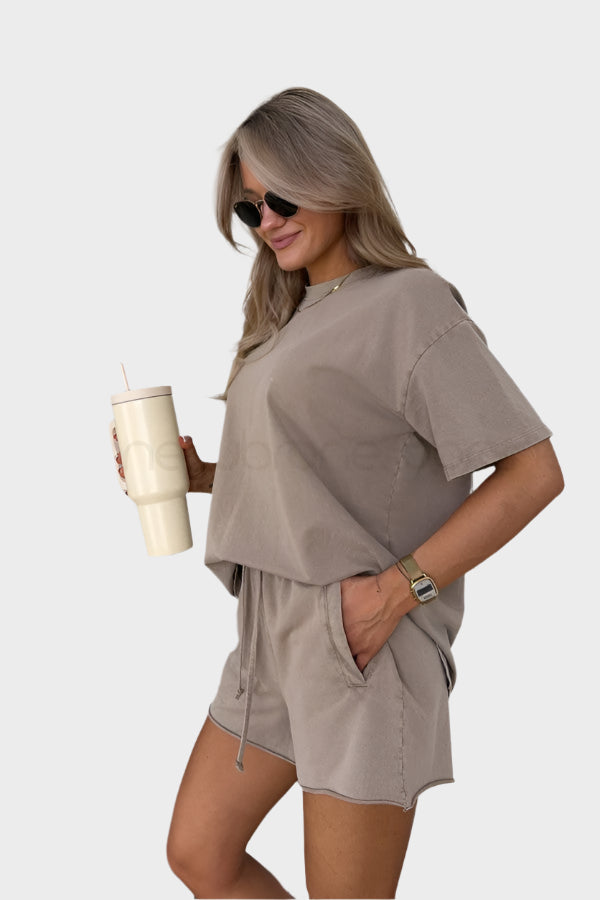 Ensemble T-shirt Décontracté et Pantalons Jogging