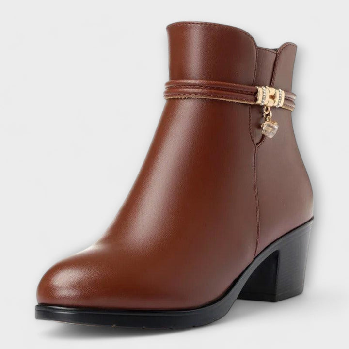 Frederika – Bottes d'hiver élégantes avec fermeture éclair