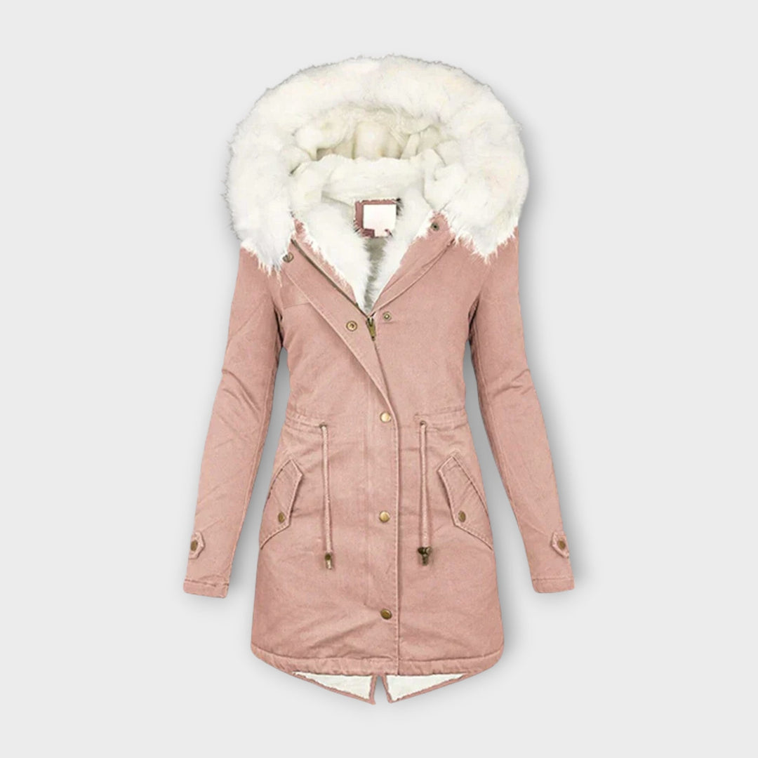 Ivara - Veste d'Hiver Imperméable avec Doublure en Fourrure Synthétique