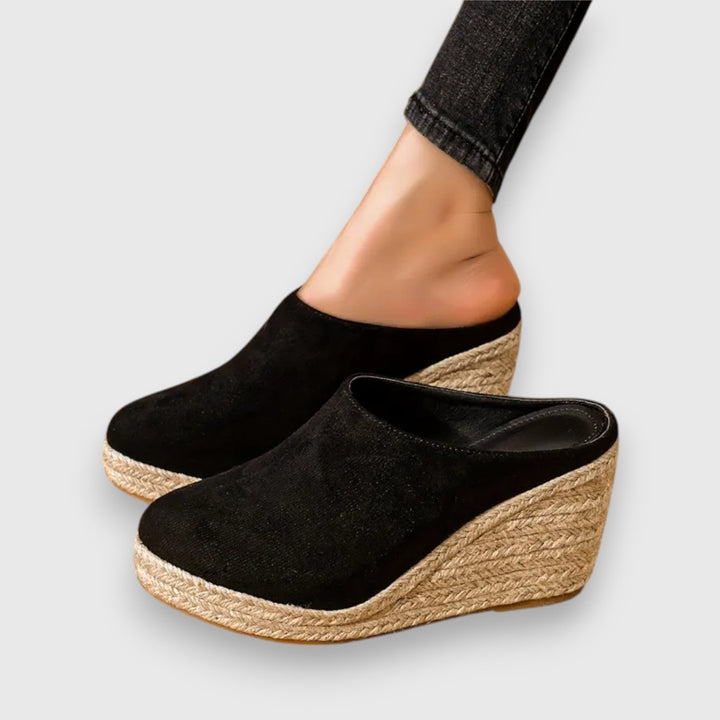 Sienna – Sandale à Talon Wedge en Espadrille