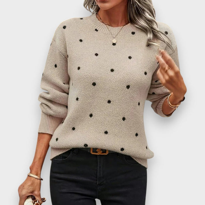 Nina | Pull Tricot à Pois