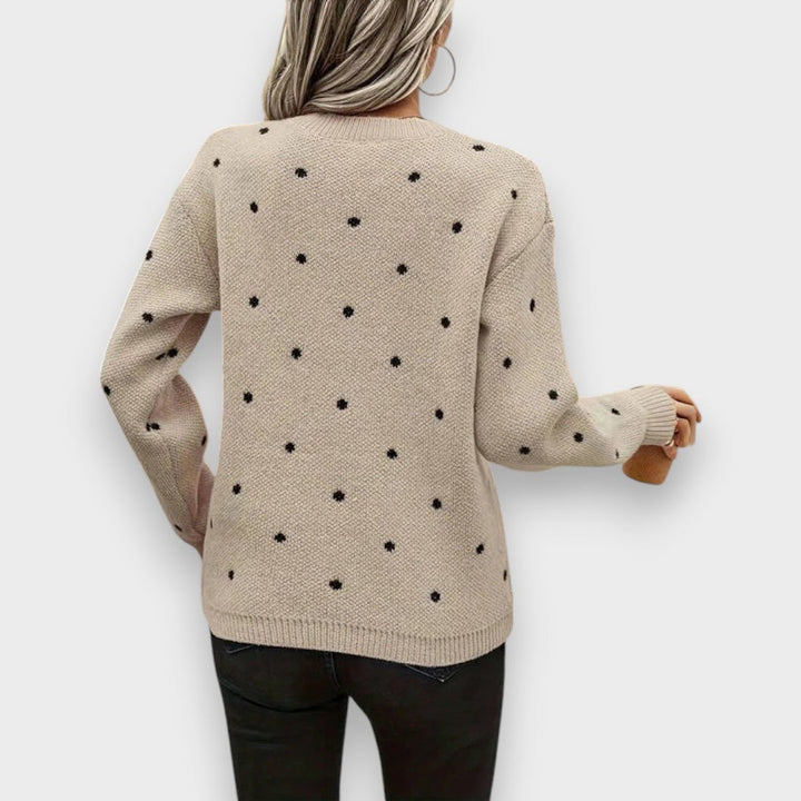 Nina | Pull Tricot à Pois
