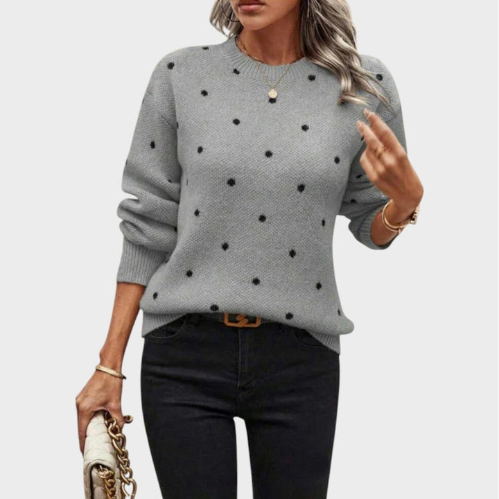 Nina | Pull Tricot à Pois