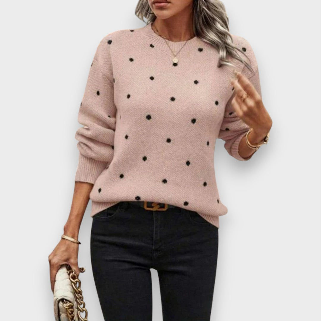 Nina | Pull Tricot à Pois