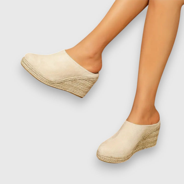 Sienna – Sandale à Talon Wedge en Espadrille