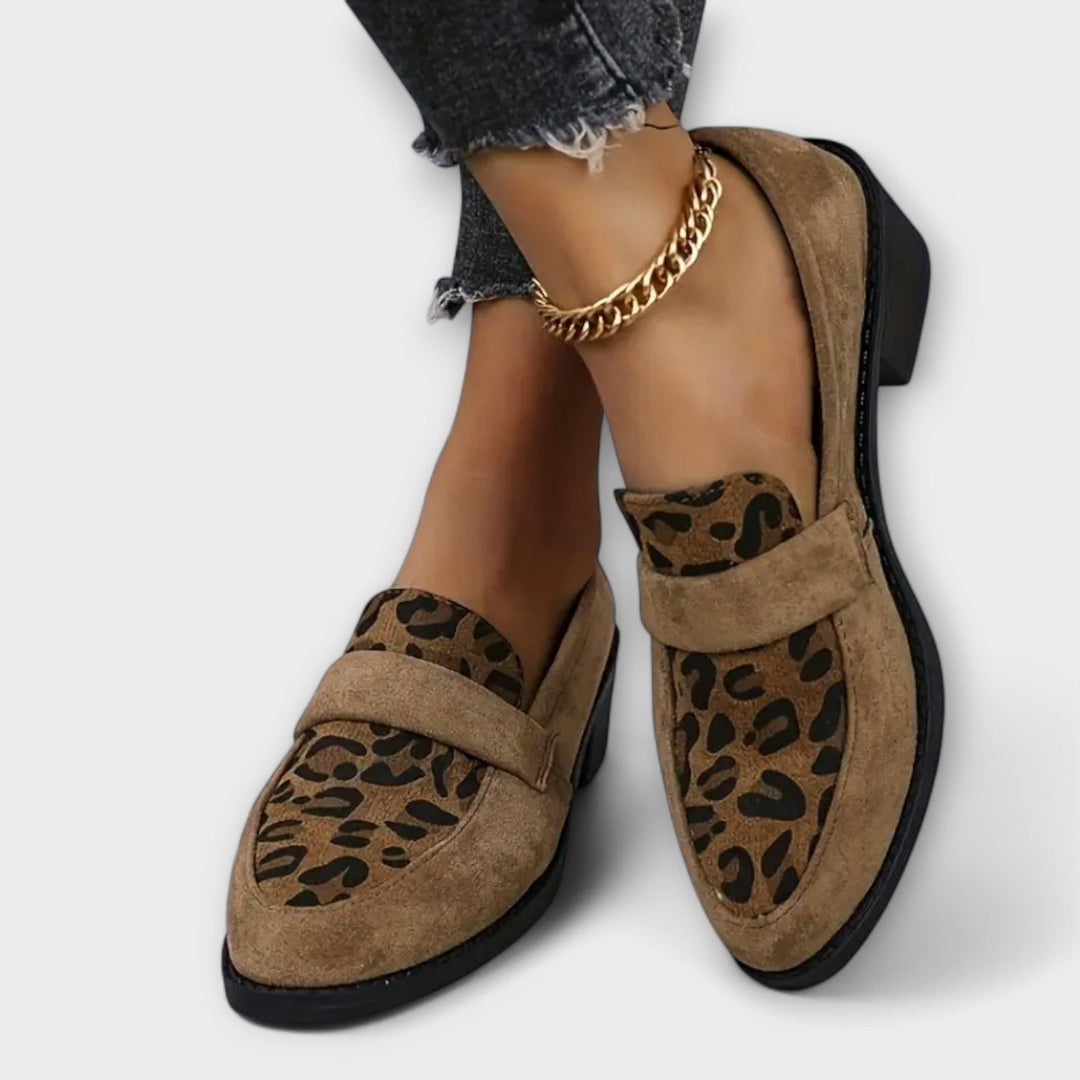 Karla – Chaussures Élégantes pour Femmes avec Imprimé Léopard