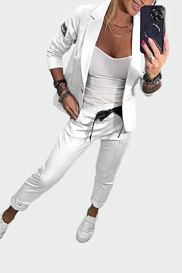 Ella - Ensemble Pantalon et Blazer Femme Ample