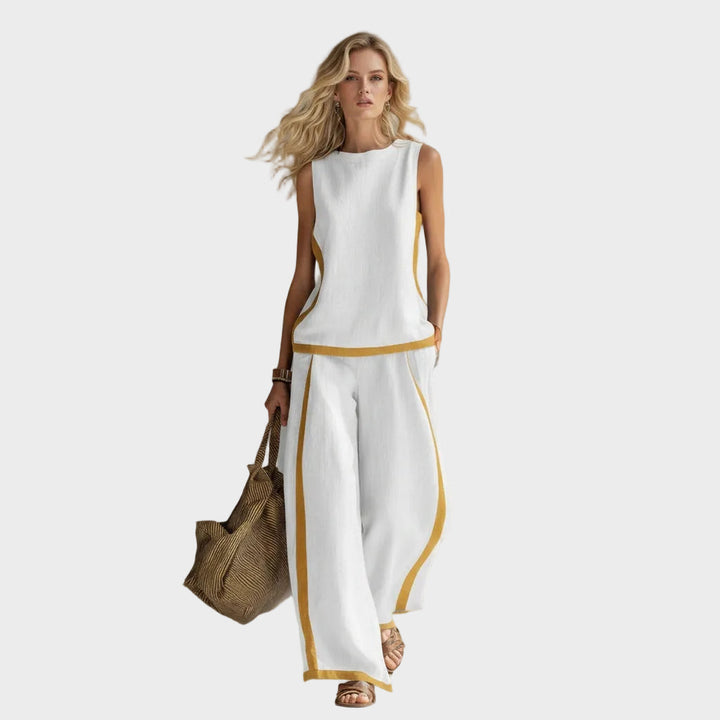 Teresa - Ensemble de Vêtements en Lin Élégant