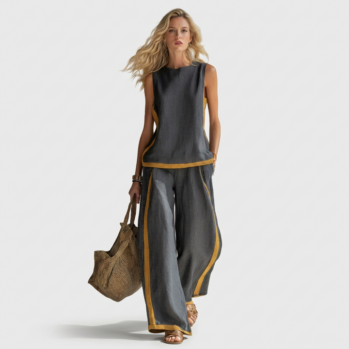 Teresa - Ensemble de Vêtements en Lin Élégant