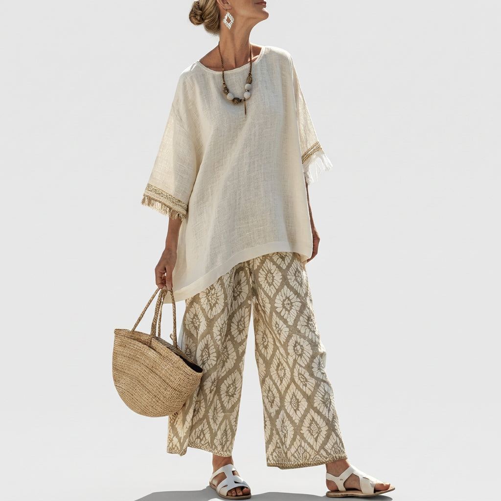 Eduarda - Ensemble Boho Chic Élégant