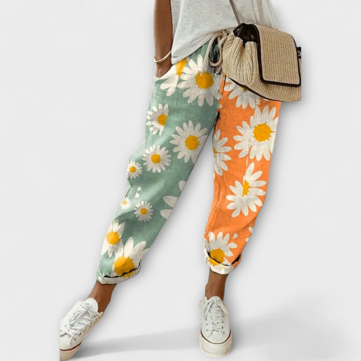 Airish – Pantalons Boutonnés Décontractés Imprimés Caractéristiques